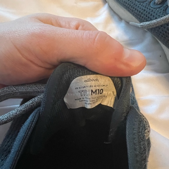 Men’s Treerunner Allbirds Blue Size 10 - Picture 3 of 3